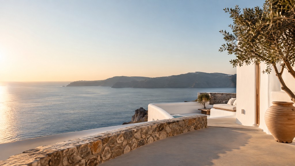 Mediterrane Küste mit Meerblick